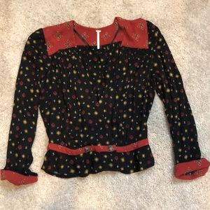 Free people v neck shirt